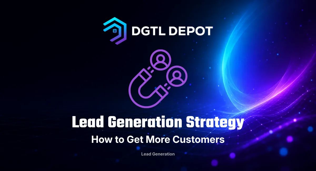 Lead generation strategy for small business — a guide by DGTL Depot