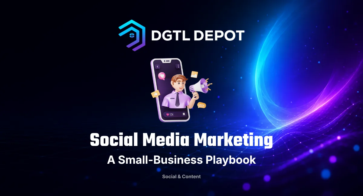 Social media marketing for small business — a practical playbook by DGTL Depot