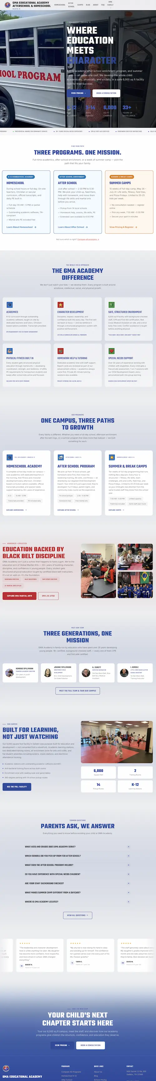 GMA After School new homepage with video hero