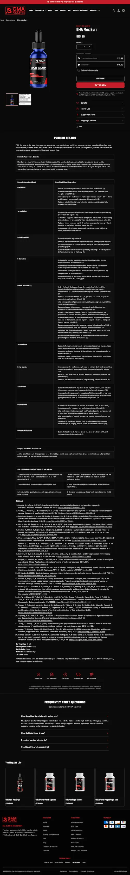 Max Burn product page