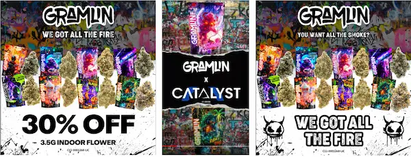 Gramlin x Catalyst launch creative