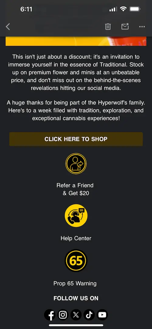 Brand collab email part 3